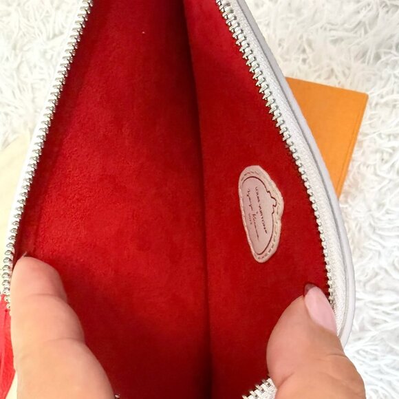 Louis Vuitton x Yayoi Kusama 2023 Monogram Giant Empreinte Neverfull Pouch - Picture 13 of 17